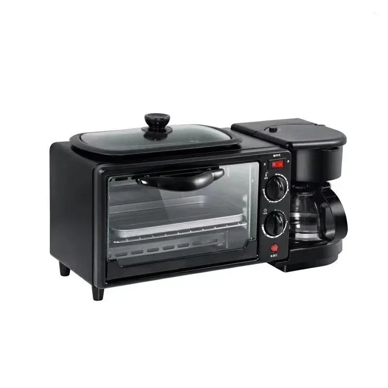 New 110V/220V Household Multi-Function Breakfast Machine Kitchen Coffee Omelette Machine Automatic Toaster Multi-Functio