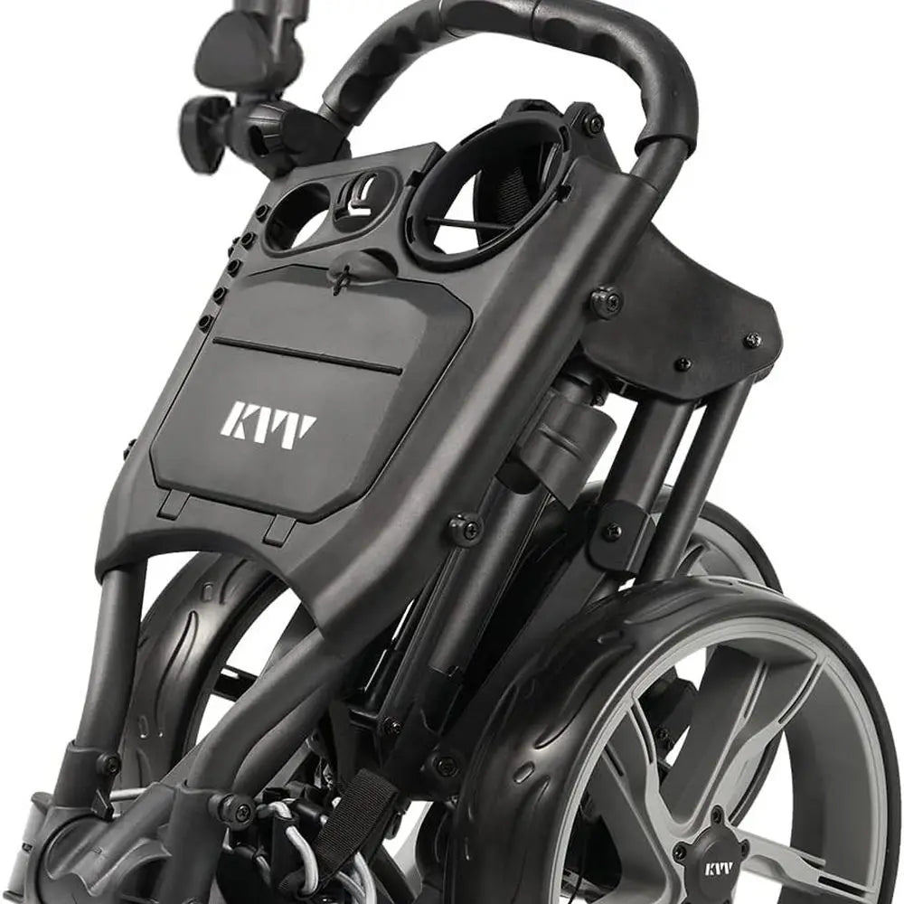 Ultra Lightweight 3-Wheel Golf Push Cart with Compact Fold and New Scorecard Holder