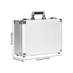 Portable Toolbox Aluminum Suitcase With Lock Electric Tool Box With Sponge Hard Case Flight Case Household Equipment Storage