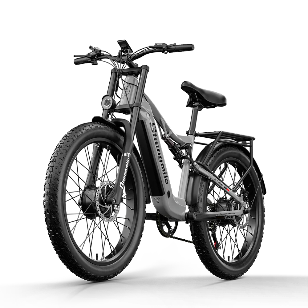 Shengmilo S600 Adults Electric Bike 2000w Dual Motor Electric Dirt Bike 48V 17.5AH Battery 26 inch Fat Tire Bicycle Electric