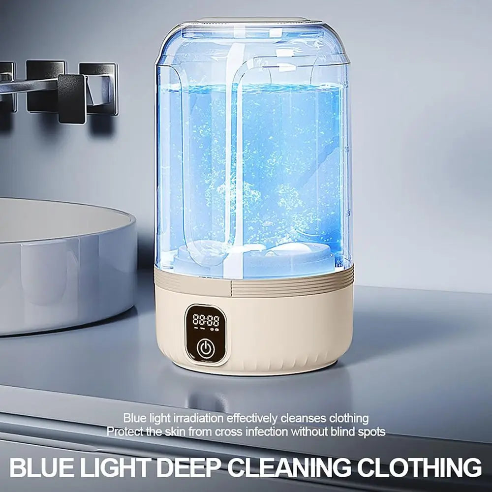 Portable Washing Machine for Deep Cleaning Small Laundry Items