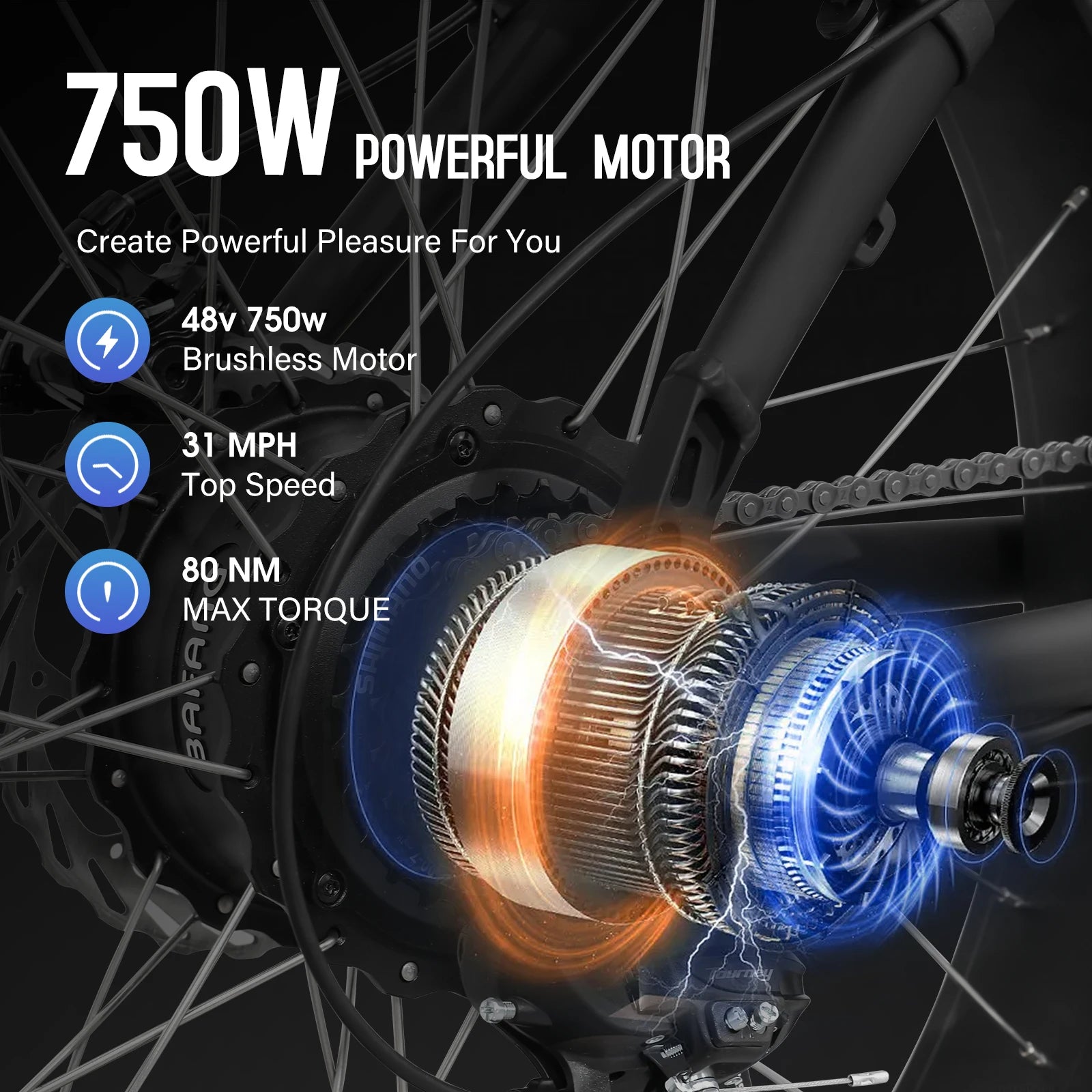 Electric Mountain Bike 48V 37MPH All-Terrain Fat Tire E-Bike, 45 Mile Dual Suspension Off-Road Beach with LCD Display UL