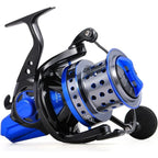 Spinning Reels 10000 Series Surf Fishing Reels Ultra Smooth Powerful with CNC Aluminum Spool for Inshore Offshore Saltwater Fis