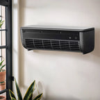 Wall-Mounted Air Cooling Fan Adjustable Wind 3 Speeds Table Fan Rechargeable Fan Remote Control for Home Kitchen Bedroom Office