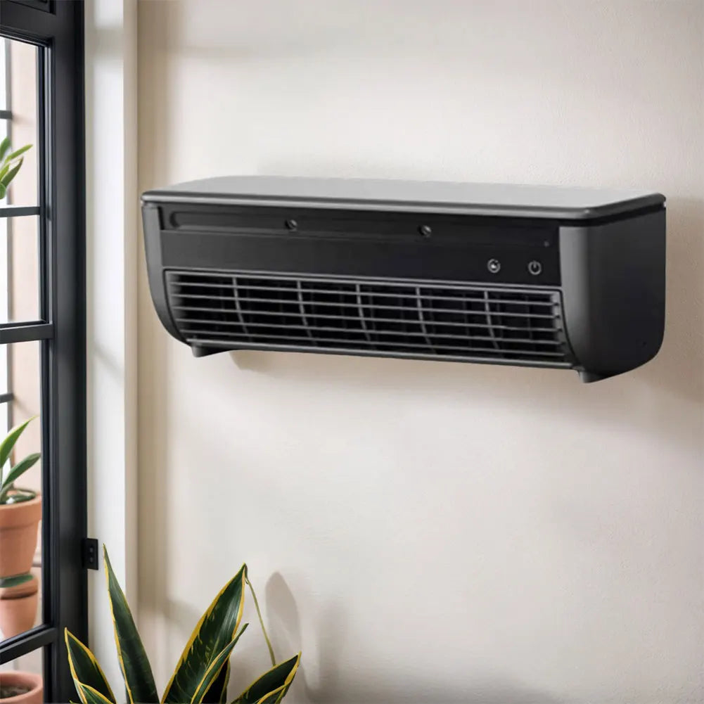 Wall-Mounted Air Cooling Fan Adjustable Wind 3 Speeds Table Fan Rechargeable Fan Remote Control for Home Kitchen Bedroom Office