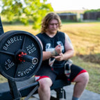 Weight Plate Pairs and Sets for Barbell Standard Powder Coated Durable Fits 2 Olympic Barbells 2 Tolerance Guarantee