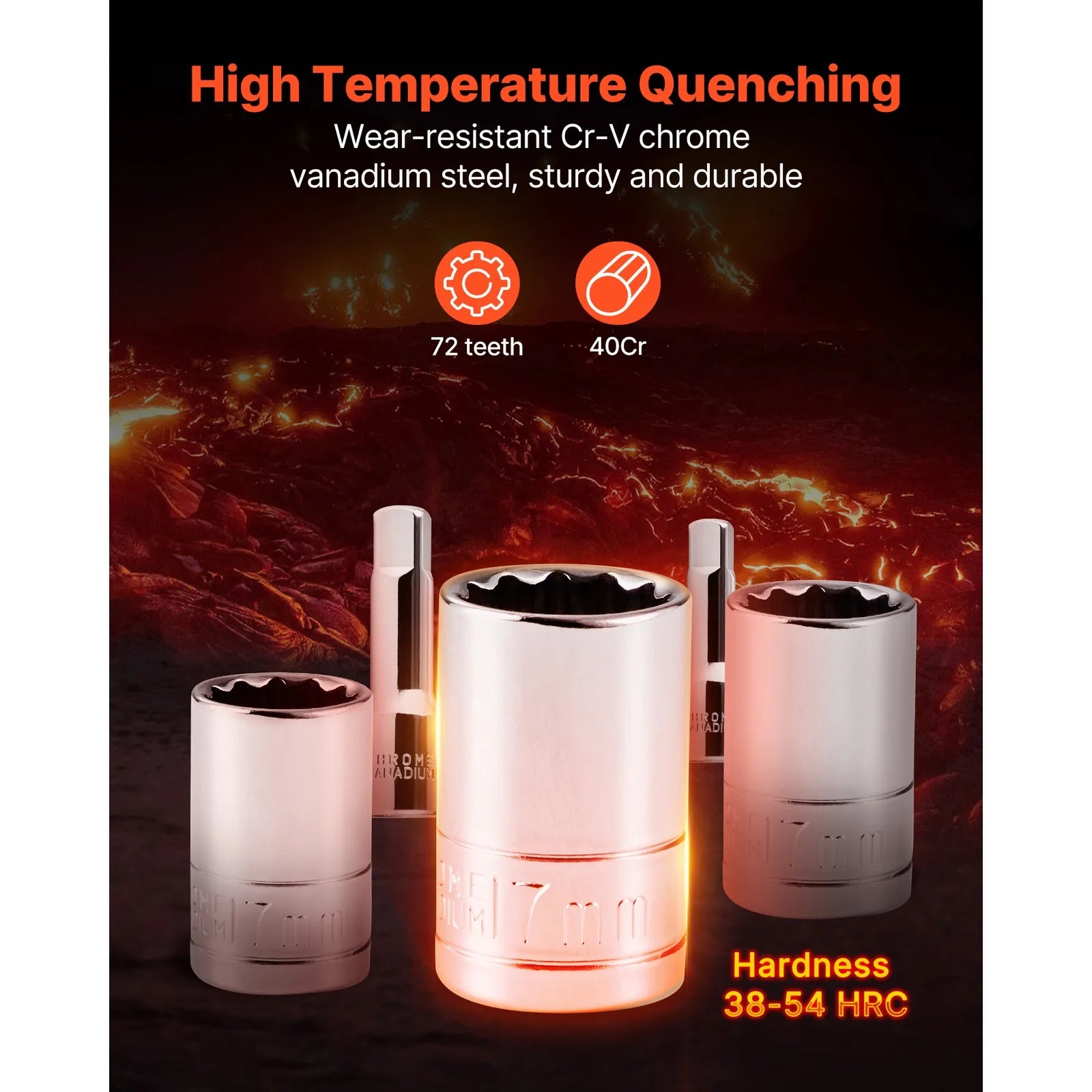 450-Piece Mechanics Tool Set and Socket Set 1/4in 3/8in 1/2 in Drive Sockets