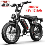 【Brand+】snow Electric Bicycle,2000w 20inches 48v Ebike,comes Mobile Phone Holder/lock,free Local Shipping For Electric Bike