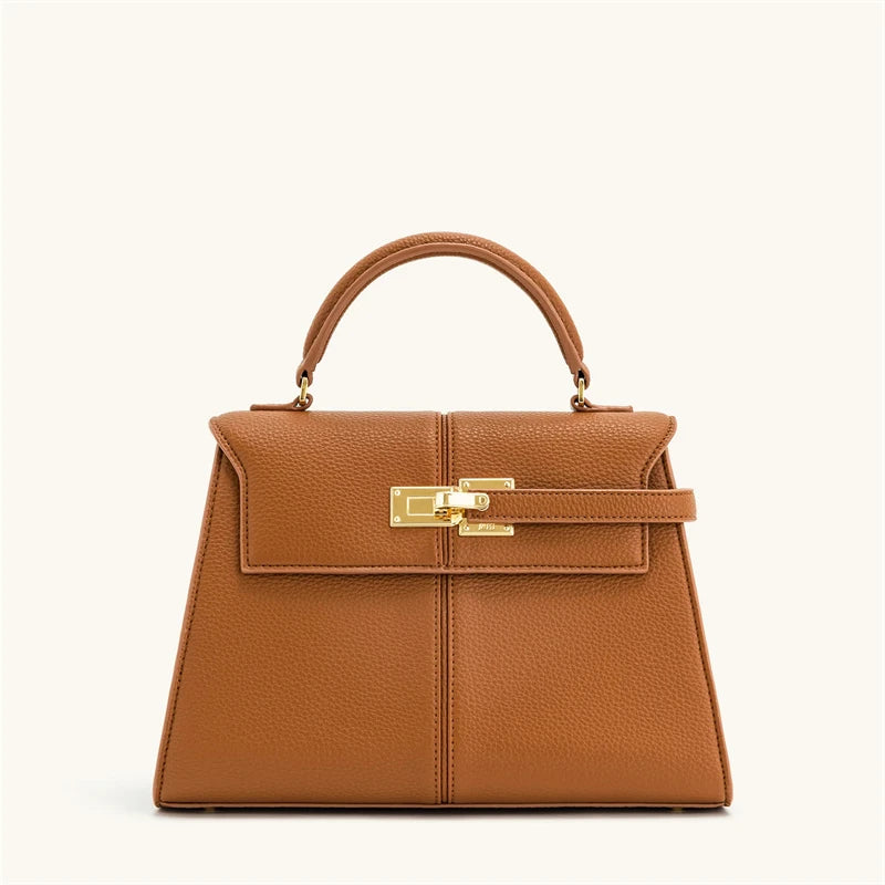 PEI Women's Handbag Elise Designer Fashion 2025 New Burgundy Handbag Large Square Crossbody Bag High-end Women's Bag