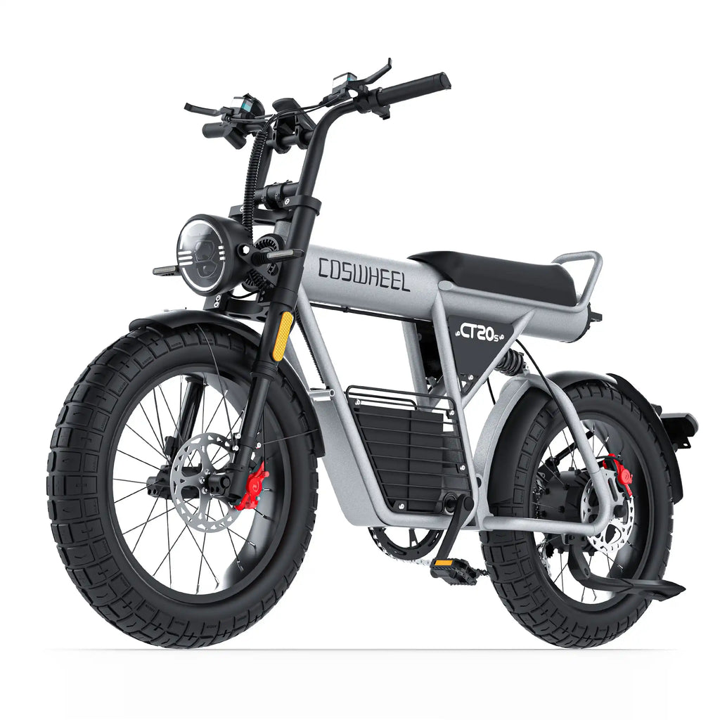 Coswheel GT20S adult E-bike 1500W 48V27.5Ah battery commute Electric Bike,20-inch Fat Tire E-Mountain bike