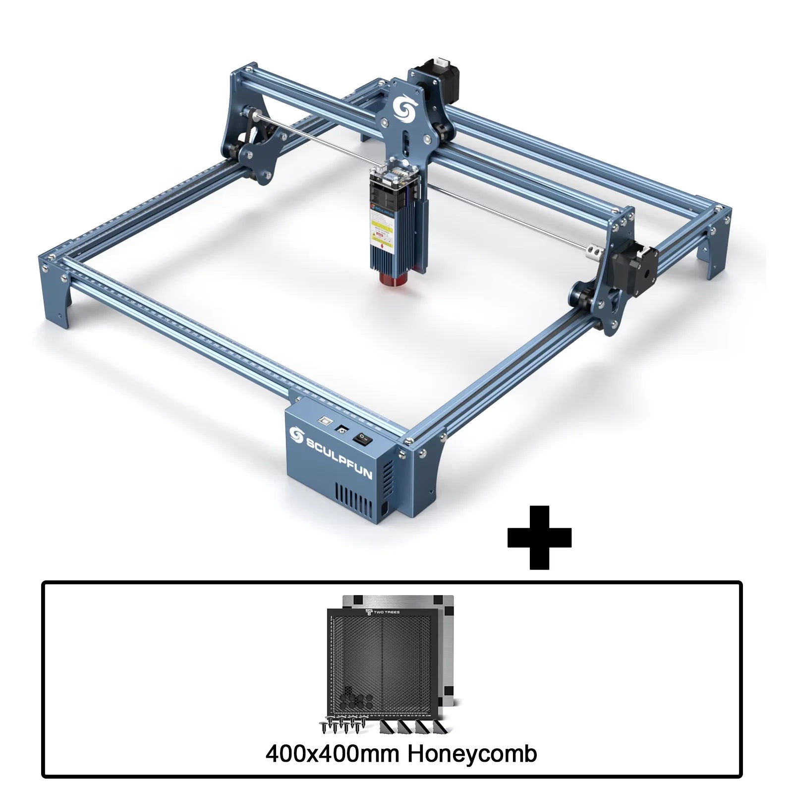 SCULPFUN S9 90W Effect Laser Engraving Machine Ultra-thin Laser Beam Shaping Technology Acrylic Engraver Cut Machine 410x420mm