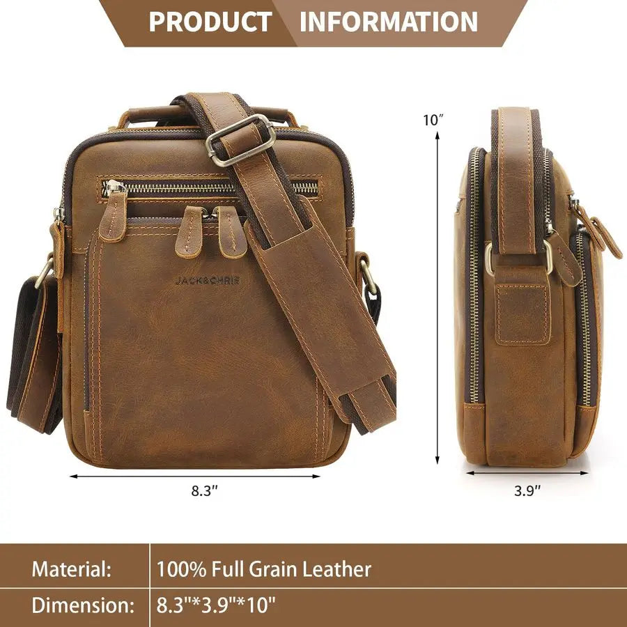 Messenger Bag for Men, Man Purse Crossbody Bags for Work Business