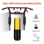 WallMounted PullUp Bar HeavyDuty Indoor Horizontal Bar for Home Gym, ChinUp, Punching Bag, and Exercise Equipment Adjustable amp