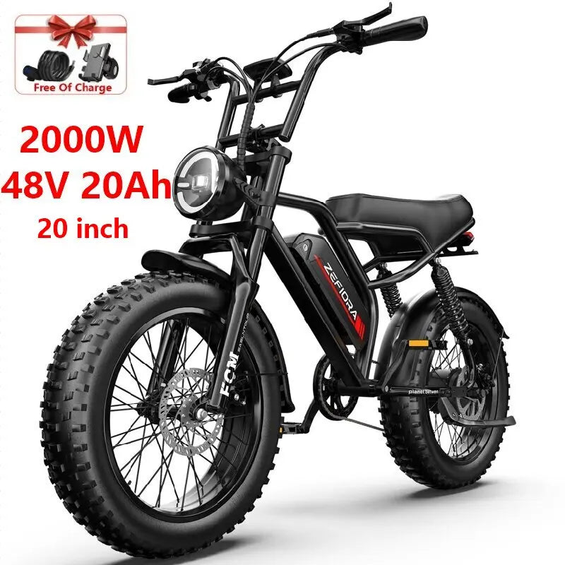 Hot 20 26 Inch Adult Electric Bicycle,1000w 2000w 30-50mph 48v Removable Battery Free Local Shipping,for Cycling Electric Bike